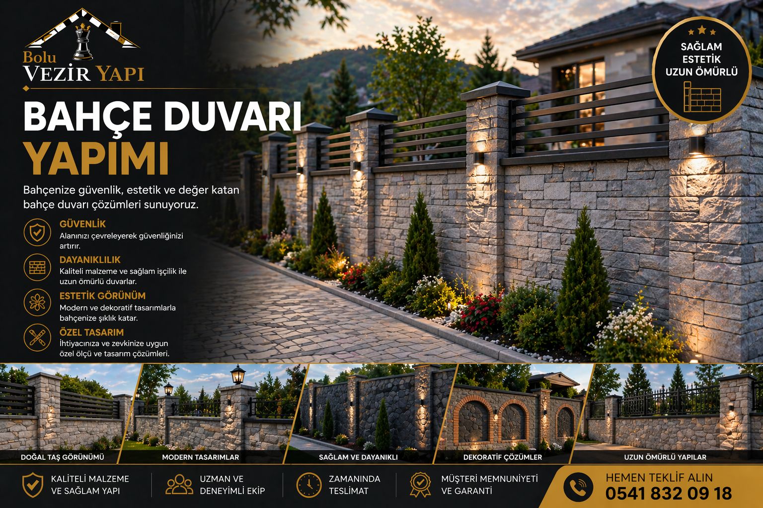 Bahçe Duvarı Yapımı